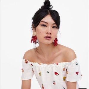 Off the shoulder top